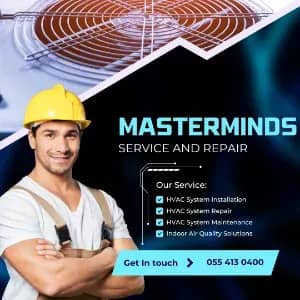Masterminds Electromechanical Works logo